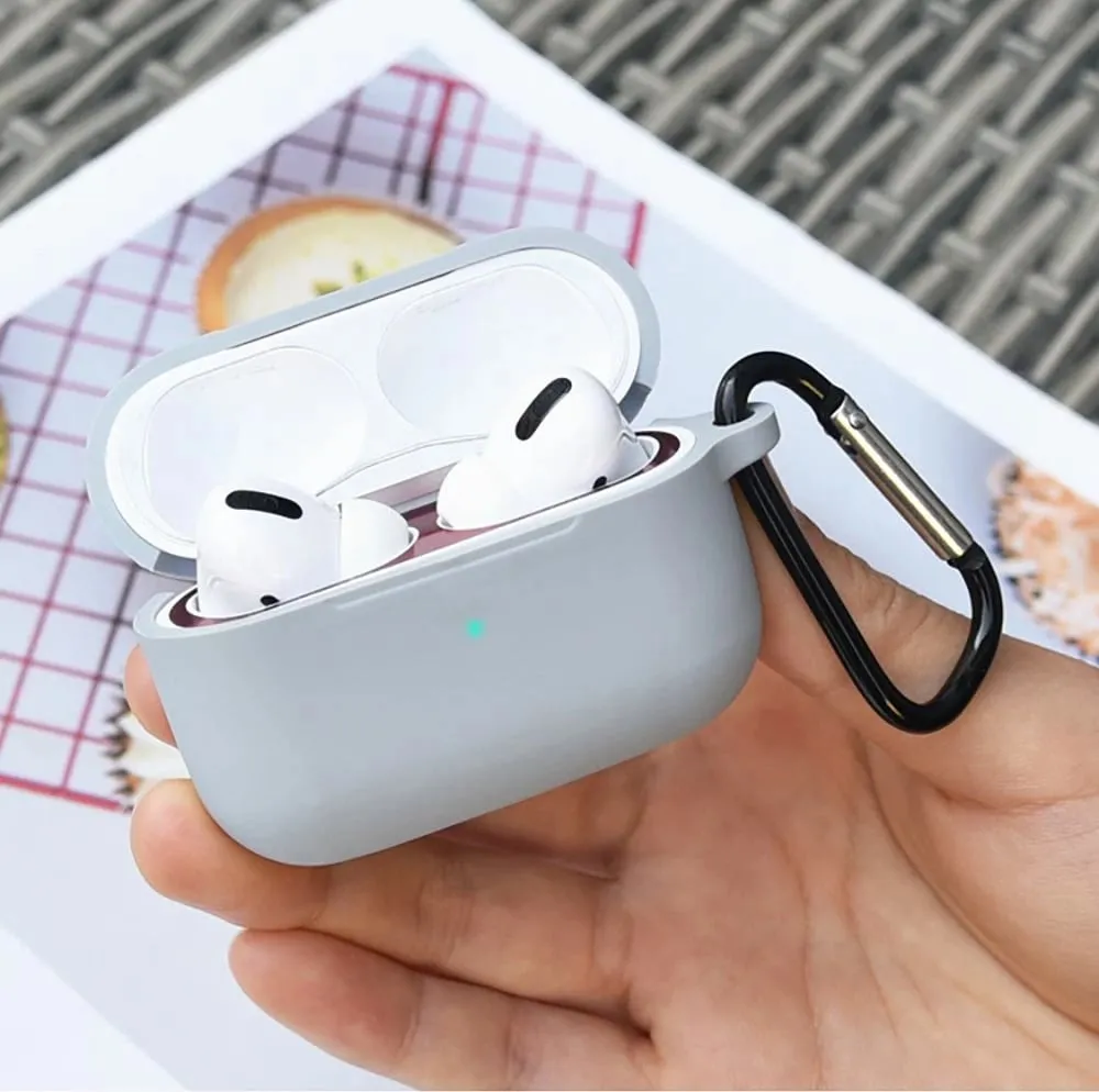 Mbështjellës Tech-Protect Icon Hook për AirPods Pro/Pro 2, i zi, me karabiner - 3