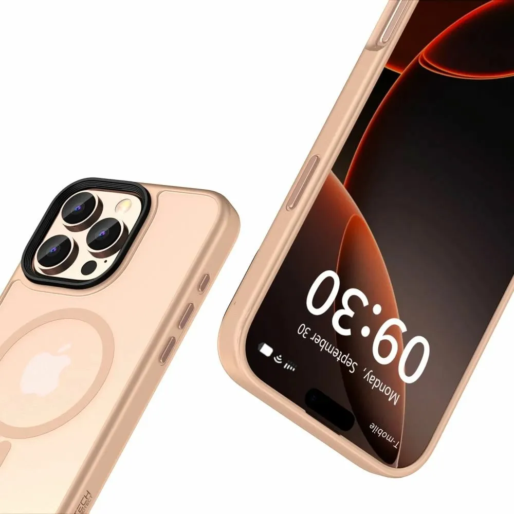 Mbështjellës Tech-Protect MagMat MagSafe për iPhone 16 Pro, Rozë - 3