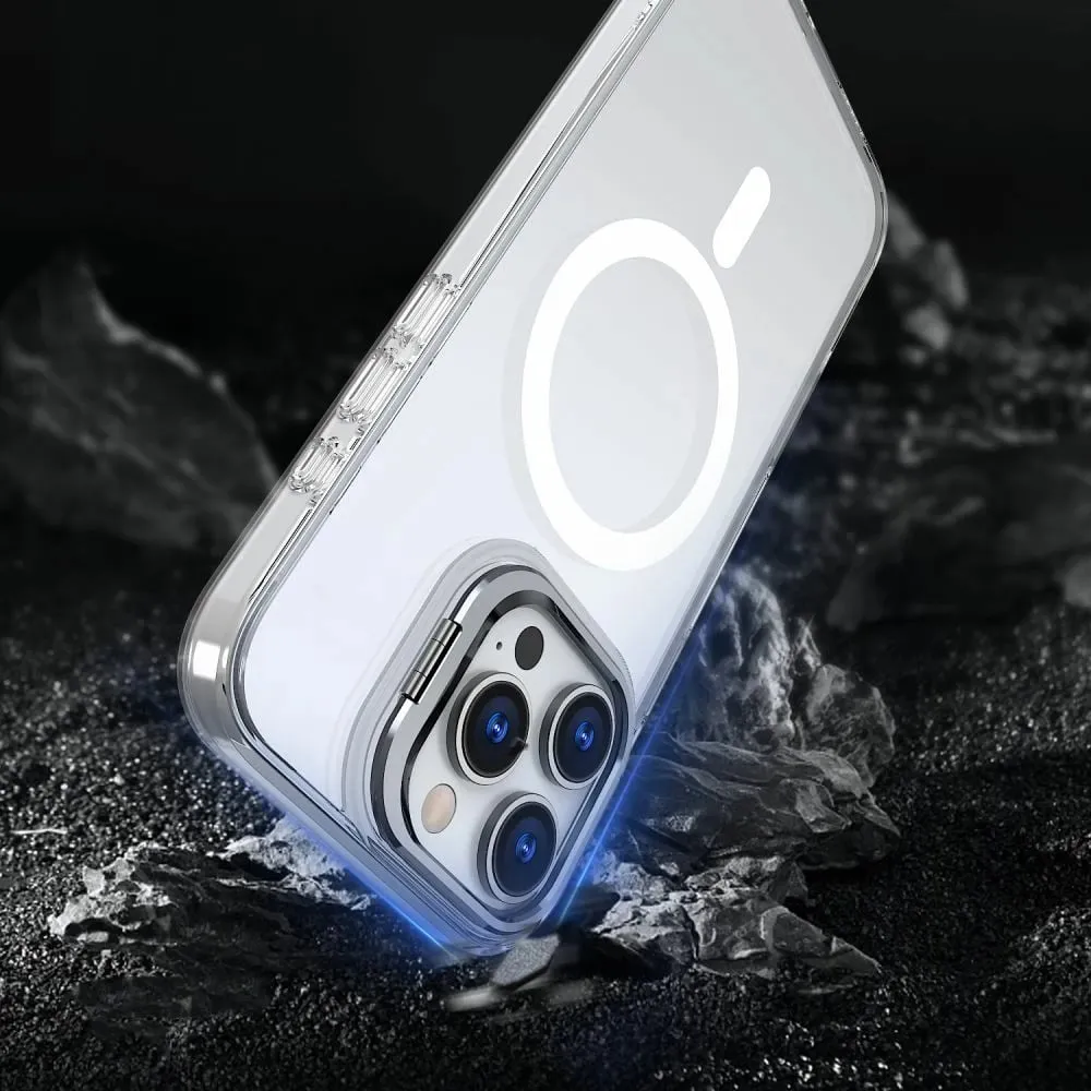 Mbështjellës Tech-Protect MagStand për iPhone 16, MagSafe, Transparent - 5