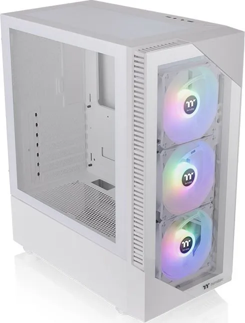 Kasë Thermaltake View 200 TG ARGB Snow, Midi Tower - 5