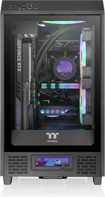 Panel LCD Thermaltake për Kasë The Tower 200, e zezë - 1