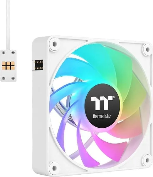 Ventilator Thermaltake CT140 EX Reverse ARGB Sync, 14 cm, i bardhë - 1