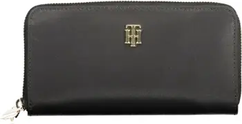 Portofol për femra TOMMY HILFIGER, e zezë