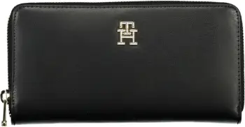 Portofol për femra TOMMY HILFIGER, i zi