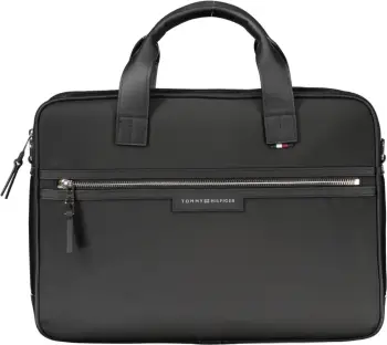 Çantë dore për meshkuj TOMMY HILFIGER, e zezë