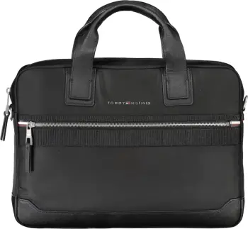 Çantë zyre Tommy Hilfiger për meshkuj, e zezë