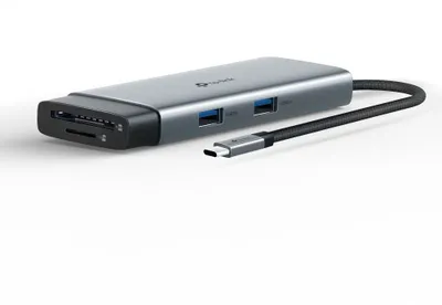 Hub USB C TP-Link UH7021C, 7 në 1, HDMI, Power Delivery, gri - 2