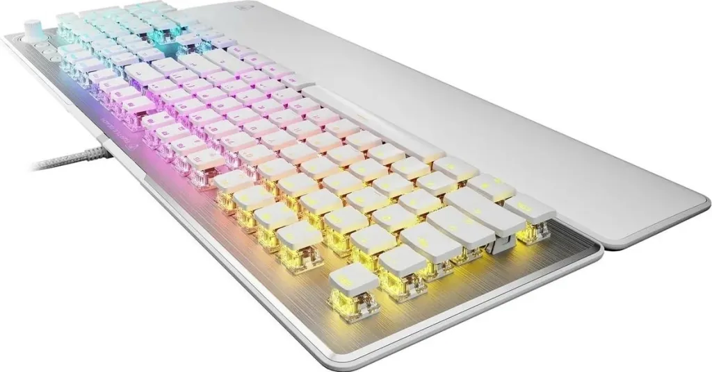 Tastierë Turtle Beach Vulcan II, e bardhë, mekanike, RGB - 2