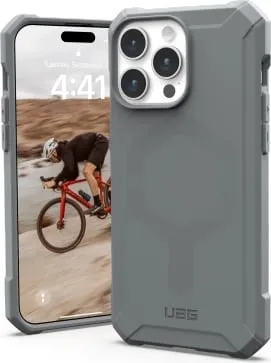 Mbështjellës UAG Essential Armor MagSafe për iPhone 15 Pro Max, argjend - 2