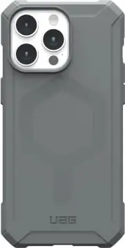 Mbështjellës UAG Essential Armor MagSafe për iPhone 15 Pro Max, argjend