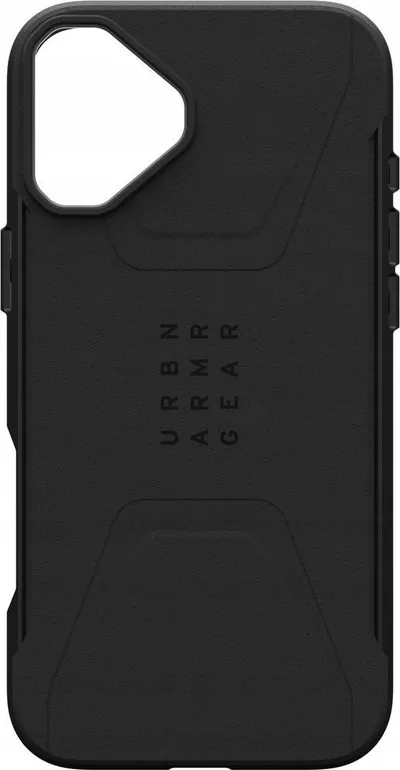 Mbrojtëse telefoni Urban Armor Gear Civilian për iPhone 16 Plus, MagSafe, e zezë - 1