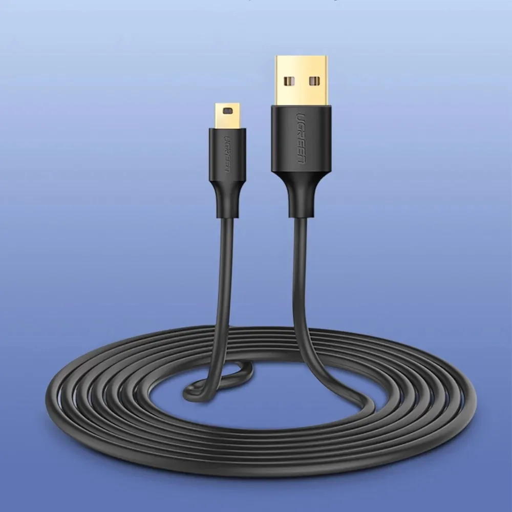 Kabllo USB-mini USB Ugreen US132, 0.5m, e zezë - 21