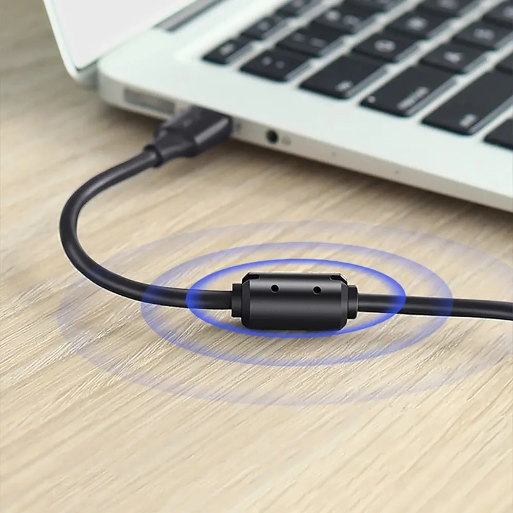 Kabllo USB-mini USB Ugreen US132, 0.5m, e zezë - 6