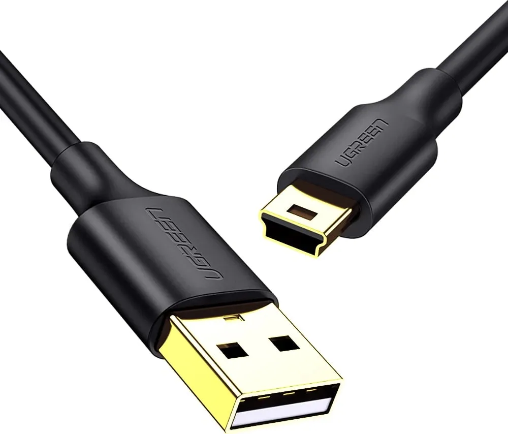Kabllo USB-mini USB Ugreen US132, 0.5m, e zezë - 10
