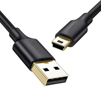 Kabllo USB në mini USB UGREEN US132, 1m, e zezë