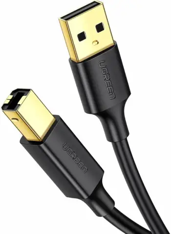 Kabllo printeri Ugreen USB-B në USB-A, 1.5m, e zezë