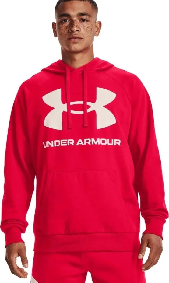 Duks pa kapuç Under Armour Rival Fleece për meshkuj, ngjyrë e kuqe - 2
