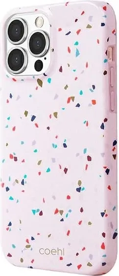 Mbështjellës UNIQ Coehl Terrazzo për iPhone 13 Pro Max, rozë - 1