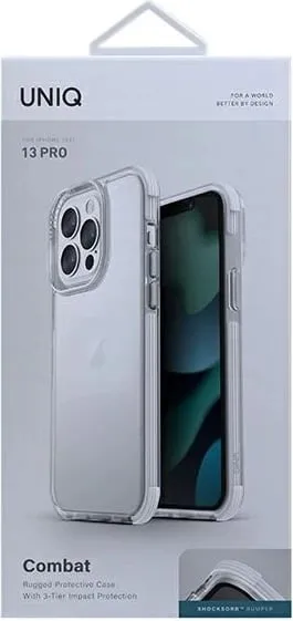 Mbështjellës UNIQ Combat për iPhone 13 Pro / iPhone 13, i bardhë - 4