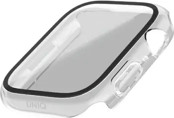 Mbështjellës UNIQ Nautic për Apple Watch Series 7/8/9 45mm, transparent