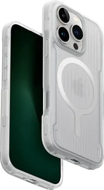 Mbështjellës UNIQ Combat Active Magclick Charging për iPhone 16 Pro, Bardhë