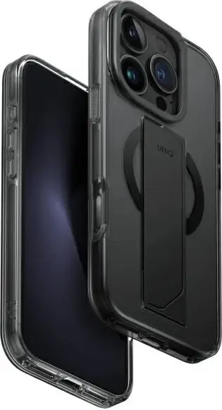 Mbështjellës UNIQ Heldro Max për iPhone 16 Pro 6.3", MagClick, i zi