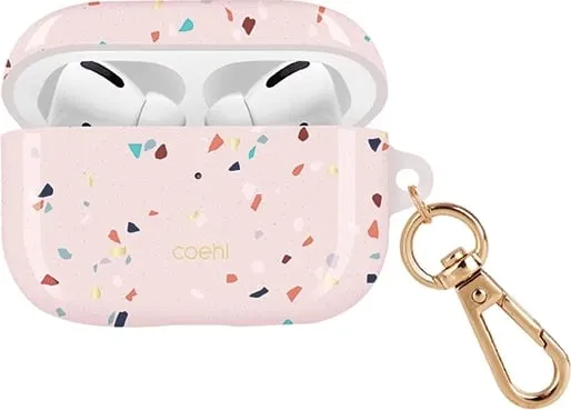 Mbështjellës UNIQ Coehl Terrazzo për AirPods Pro, Rozë - 1