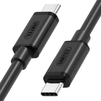 Kabllo Unitek, USB C / USB C, 1 m, e zezë