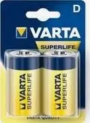 Bateri Varta Superlife D / R20, 2 copë