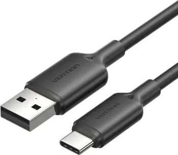 Kabllo USB 2.0 A në USB-C Vention CTQBH, 2m, e zezë