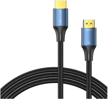 Kabel HDMI Vention, HDMI 2.1, 3m, 8K 60Hz, 4K 120Hz, zi-kaltër