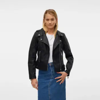 Xhaketë Vero Moda VMKERRI ULTRA SHORT COATED JACKET NOOS Black, S