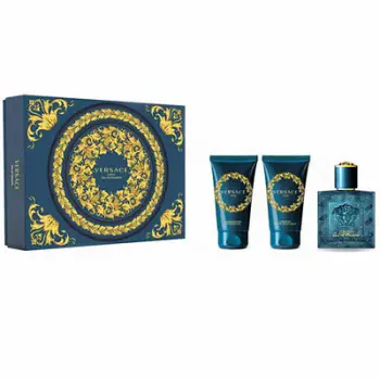 Set Versace Eros, eau de toilette 50 ml + xhel dushi 50 ml + balsam pas rrojës 50 ml