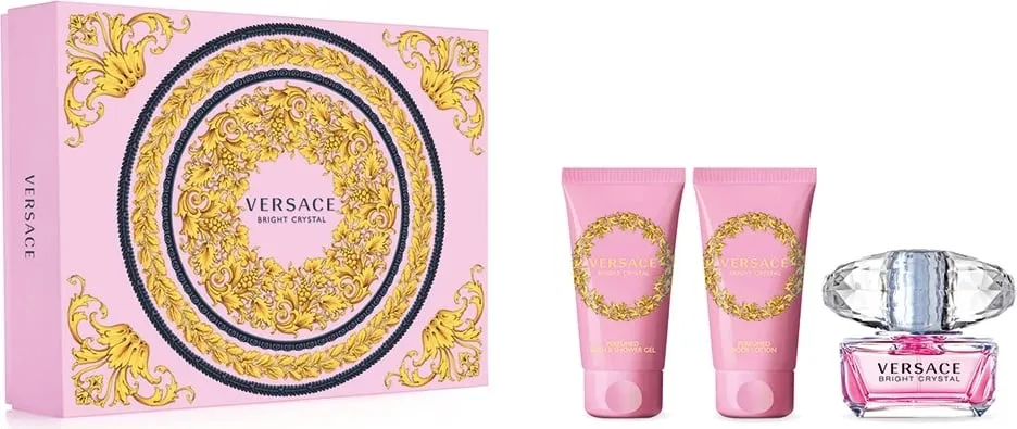Set Eau de Toilette për femra Versace Bright Crystal, 3x50ml - 1