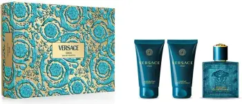 Set Eau de Toilette për meshkuj Versace Eros, 50ml + 50ml + 50ml