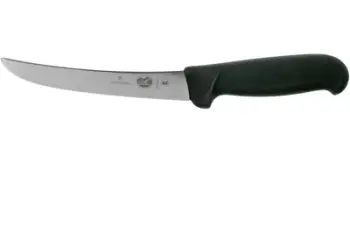Thikë Victorinox e drejtë për prerje, Fibrox, e zezë
