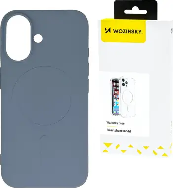 Mbështjellës Wozinsky Liquid Silicone Case MagSafe për Samsung Galaxy S24 FE, gri