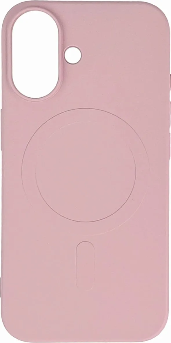 Mbështjellës Wozinsky Liquid Silicone Case MagSafe për Samsung Galaxy S24 FE, Rozë e çelët - 2