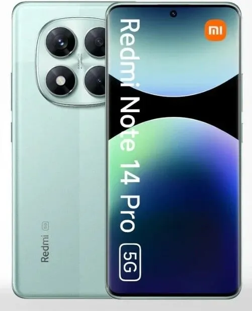 Celular Xiaomi Redmi Note 14 Pro, 6.67", 8+256GB, 5G,i gjelbër - 1