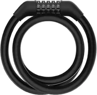 Dry kabllo për skuter elektrik Xiaomi BHR6751GL, 1200 mm, kod 5-shifror, e zezë