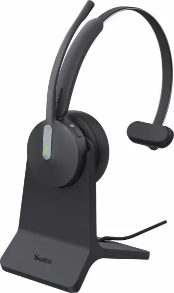 Kufje Yealink BH70 Mono me Stand Teams USB-C/A, Wireless, 91 g, Zyrë/Call center, E zezë