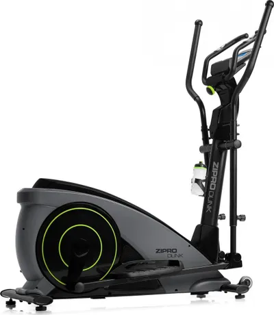 Biçikletë eliptike elektro-magnetike Zipro Dunk, iConsole +, e zezë / gjelbër - 1