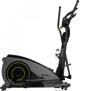 Biçikletë eliptike elektro-magnetike Zipro Dunk, iConsole +, e zezë / gjelbër - 2