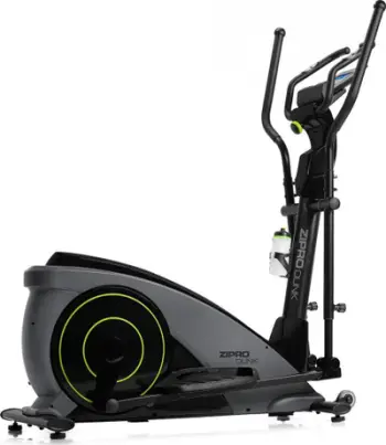 Biçikletë eliptike elektro-magnetike Zipro Dunk, iConsole +, e zezë / gjelbër