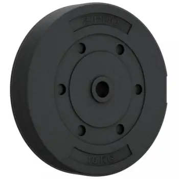 Peshë fitnesi Zipro, 10 kg/31 mm, e zezë