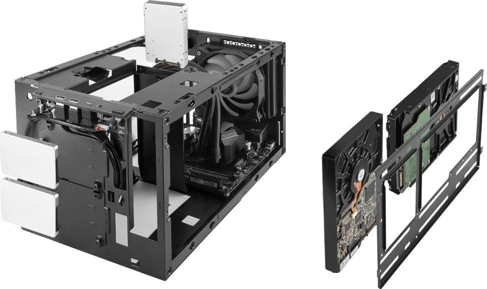 Kasë SilverStone Sugo 15, e zezë, Micro Tower - 18