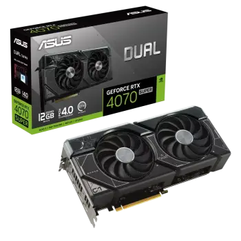 Kartelë grafike ASUS Dual GeForce RTX 4070 Super, 12GB GDDR6X