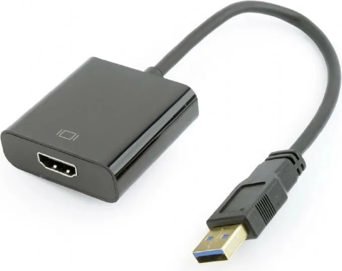 Përshtatës Gembird, USB në HDMI, i zi - 2