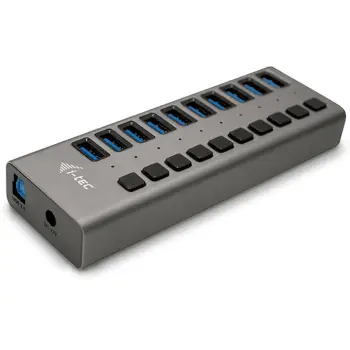 USB Hub D I-TEC, USB 3.0, 10 porte, 48 W