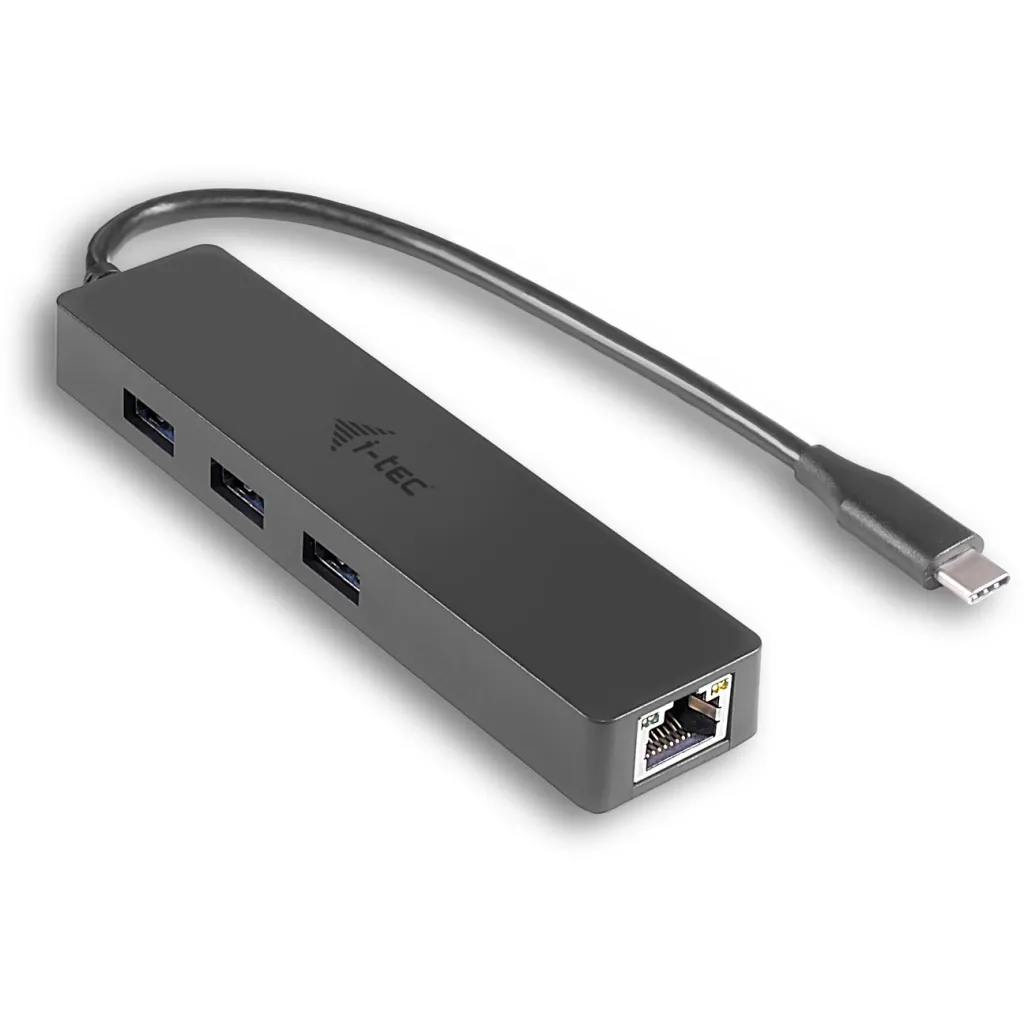 Hub D I-TEC USB-C SLIM + GLAN - 1